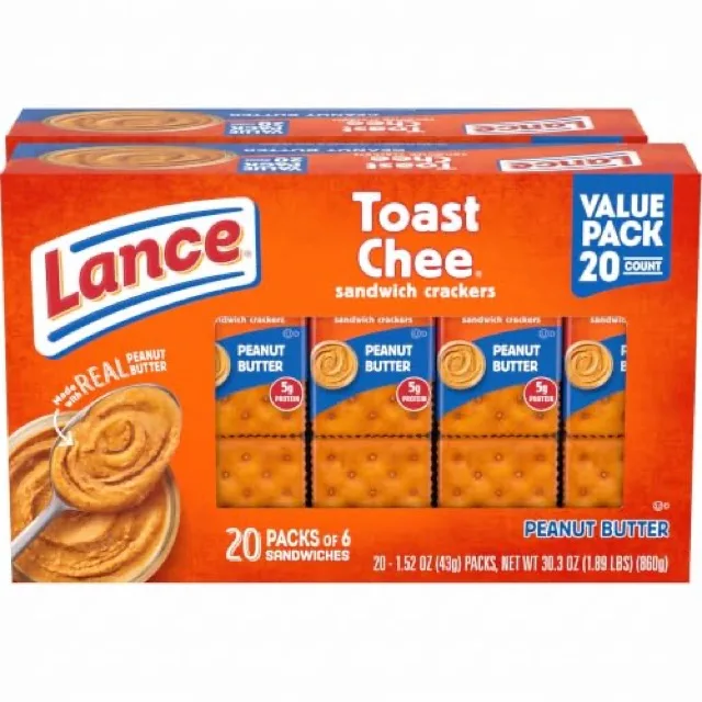 For 40 Peanut Butter Cracker Packs