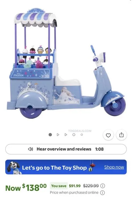Huffy Frozen Ice Cream Kart
