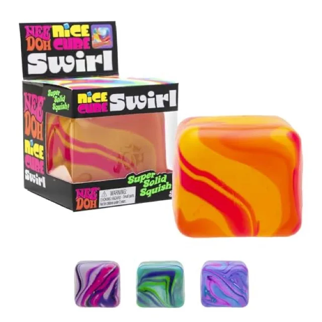 Schylling NeeDoh Nice Cube Swirl