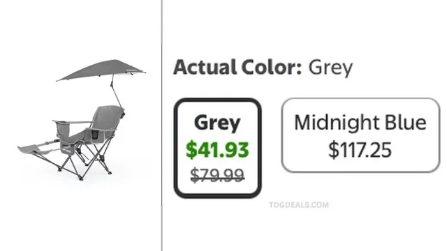 Sport-Brella Camping Chair with Sun Shade